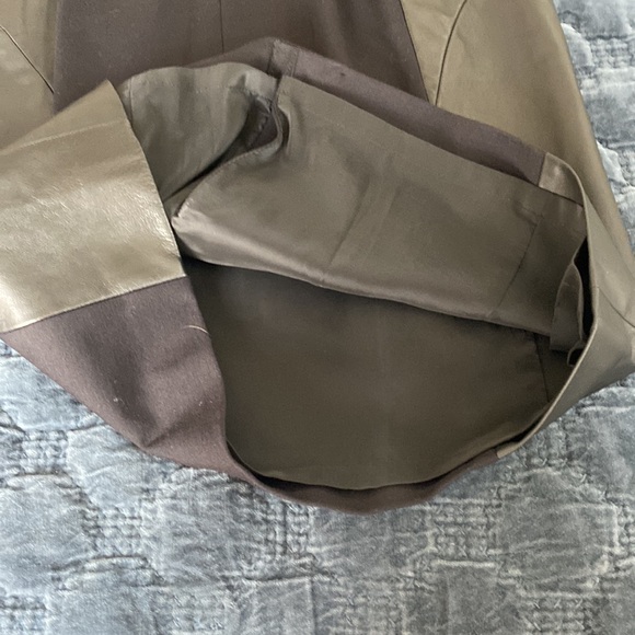 NWT Classiques Entier Leather and Ponte Dress - Picture 10 of 10